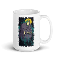 Ogre White glossy mug