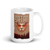 Satan White glossy mug