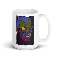Zombie White glossy mug