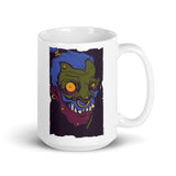 Zombie White glossy mug