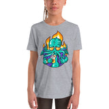 Drinkin Cthulu Youth Short Sleeve T-Shirt