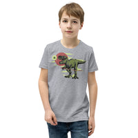 T-Rex with Sword Youth Short Sleeve T-Shirt