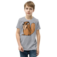 Monster Beaver Youth Short Sleeve T-Shirt