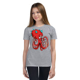 Monster Octopus Youth Short Sleeve T-Shirt