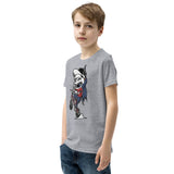 Skull Biker Youth Short Sleeve T-Shirt