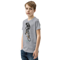 Space Biker Youth Short Sleeve T-Shirt