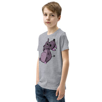 Monster Hippo Youth Short Sleeve T-Shirt