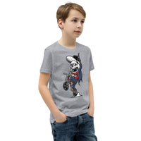 Skull Biker Youth Short Sleeve T-Shirt