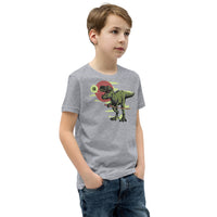 T-Rex with Sword Youth Short Sleeve T-Shirt