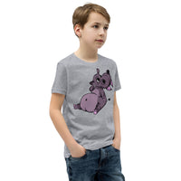 Monster Hippo Youth Short Sleeve T-Shirt