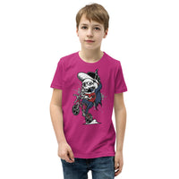 Skull Biker Youth Short Sleeve T-Shirt