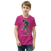 Space Biker Youth Short Sleeve T-Shirt