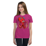 Monster Octopus Youth Short Sleeve T-Shirt