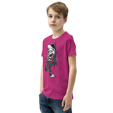 Skull Biker Youth Short Sleeve T-Shirt