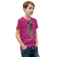 Space Biker Youth Short Sleeve T-Shirt