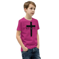 I Believe Cross Youth Short Sleeve T-Shirt