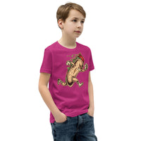 Hot Dog Hero Youth Short Sleeve T-Shirt