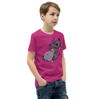 Monster Hippo Youth Short Sleeve T-Shirt
