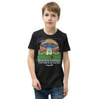 Believe in Yourself (Sasquatch) Youth Short Sleeve T-Shirt