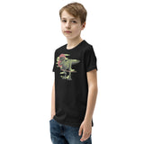 T-Rex with Sword Youth Short Sleeve T-Shirt