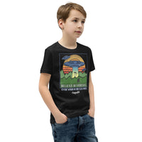 Believe in Yourself (Sasquatch) Youth Short Sleeve T-Shirt