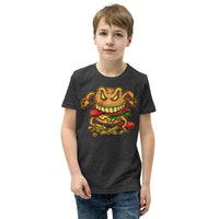 Burger Monster Youth Short Sleeve T-Shirt