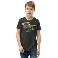 T-Rex with Sword Youth Short Sleeve T-Shirt