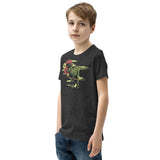 T-Rex with Sword Youth Short Sleeve T-Shirt