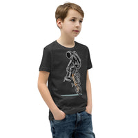 Space Biker Youth Short Sleeve T-Shirt