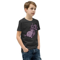 Monster Hippo Youth Short Sleeve T-Shirt
