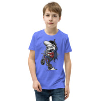 Skull Biker Youth Short Sleeve T-Shirt