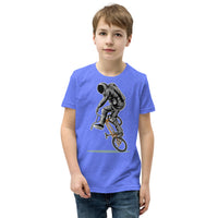 Space Biker Youth Short Sleeve T-Shirt