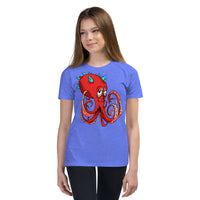 Monster Octopus Youth Short Sleeve T-Shirt