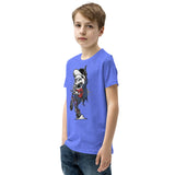 Skull Biker Youth Short Sleeve T-Shirt