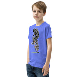 Space Biker Youth Short Sleeve T-Shirt