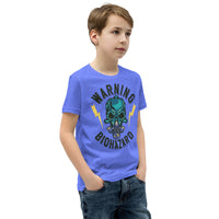 Warning Biohazard Youth Short Sleeve T-Shirt