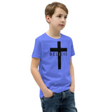 I Believe Cross Youth Short Sleeve T-Shirt