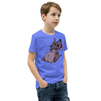 Monster Hippo Youth Short Sleeve T-Shirt