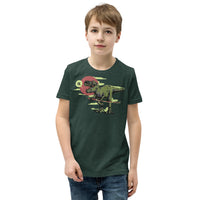 T-Rex with Sword Youth Short Sleeve T-Shirt