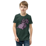 Monster Hippo Youth Short Sleeve T-Shirt