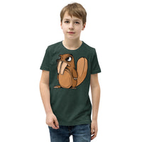 Monster Beaver Youth Short Sleeve T-Shirt