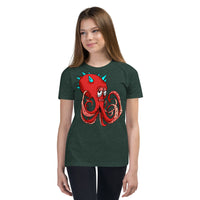 Monster Octopus Youth Short Sleeve T-Shirt