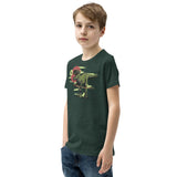 T-Rex with Sword Youth Short Sleeve T-Shirt