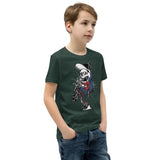 Skull Biker Youth Short Sleeve T-Shirt