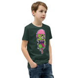 Zombie Ice Cream 1 Youth Short Sleeve T-Shirt