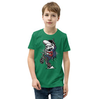 Skull Biker Youth Short Sleeve T-Shirt