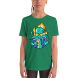 Drinkin Cthulu Youth Short Sleeve T-Shirt