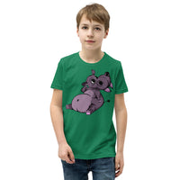 Monster Hippo Youth Short Sleeve T-Shirt