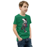 Skull Biker Youth Short Sleeve T-Shirt