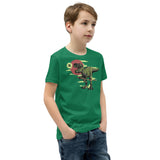 T-Rex with Sword Youth Short Sleeve T-Shirt